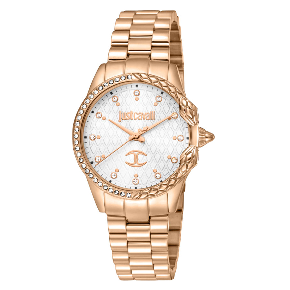 MONTRE JUST CAVALI FEMME SIMPLE ACIER